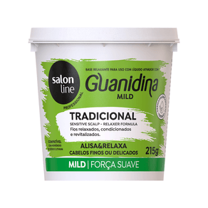 Creme Relaxante Guanidina Salon Line Mild Suave 215g