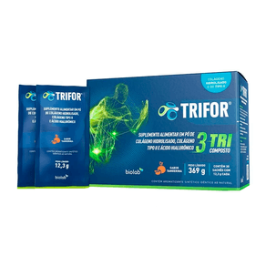 Suplemento Alimentar Trifor Sabor Tangerina 30 Sachês 12,3g