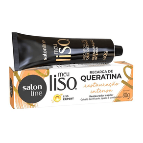 Recarga Queratina Salon Line Meu Liso Restauração Intensa 80g