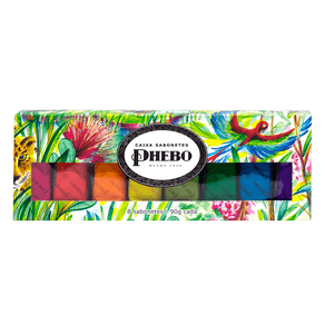 Kit Sabonete em Barra de Glicerina Phebo Amazônia 8 unidades 90g