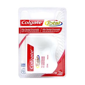 Fita Dental Colgate Total Encerada 25 metros