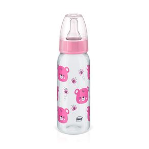 Mamadeira Desenhos Lillo Fiona Rosa 240ml