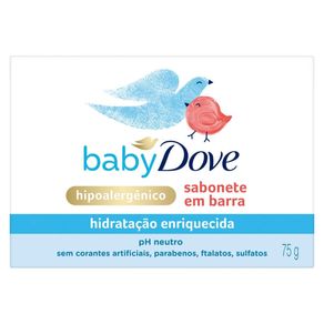 Sabonete em Barra Baby Dove Hidratação Enriquecida 75g