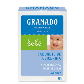 Sabonete de Glicerina em Barra Granado Bebê Lavanda 90g