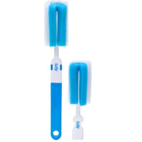 Escova de Limpeza Para Mamadeira Lolly Esponja Azul