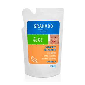 Sabonete Líquido de Glicerina Refil Granado Bebê Camomila 250ml