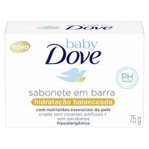 Sabonete em Barra Baby Dove Hidratação Balanceada 75g
