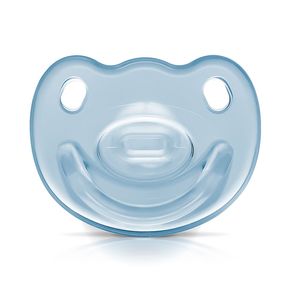 Chupeta Fiona 100% Silicone 6+ meses Azul 1 Unidade