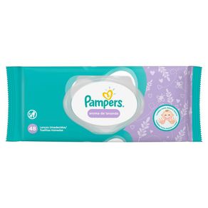 Lenços Umedecidos Pampers Aroma de Lavanda 48 Unidades
