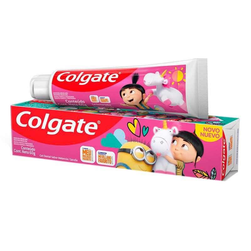 Creme Dental Infantil Colgate Smiles Agnes Sabor Melancia 60g