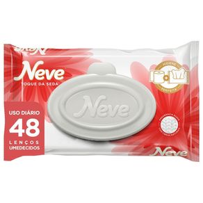 Lenços Umedecidos Neve Toque da Seda 48 Unidades
