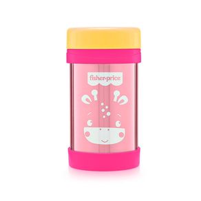 Pote Térmico Fisher Price Hot e Cold Aço Inox Rosa
