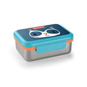 Lancheira Fisher Price Bento Box Aço Inox Hot Cold Azul