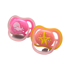 Chupeta Ultra Air Philips Avent 6-18 Meses Rosa 2 Unidades