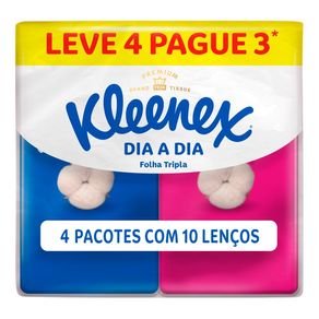 Lenço de Papel de Bolso Kleenex Dia a Dia 40 Unidades
