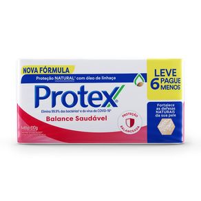 Sabonete em Barra Protex Balance Saudável 85g Leve 6 Pague Menos