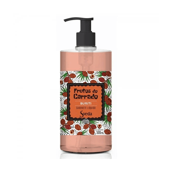Sabonete Líquido Sveda Frutos do Cerrado Buriti 500ml