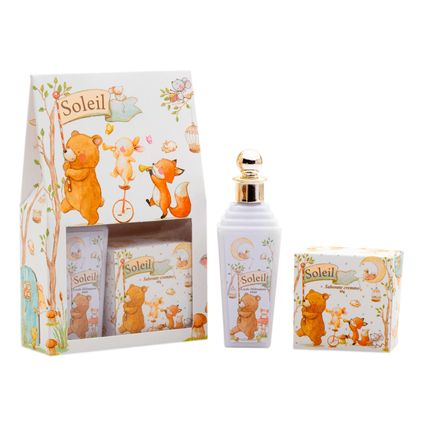 Kit Acqua Lounge Nice Soleil Loção Hidratante 64ml + Sabonete 60g
