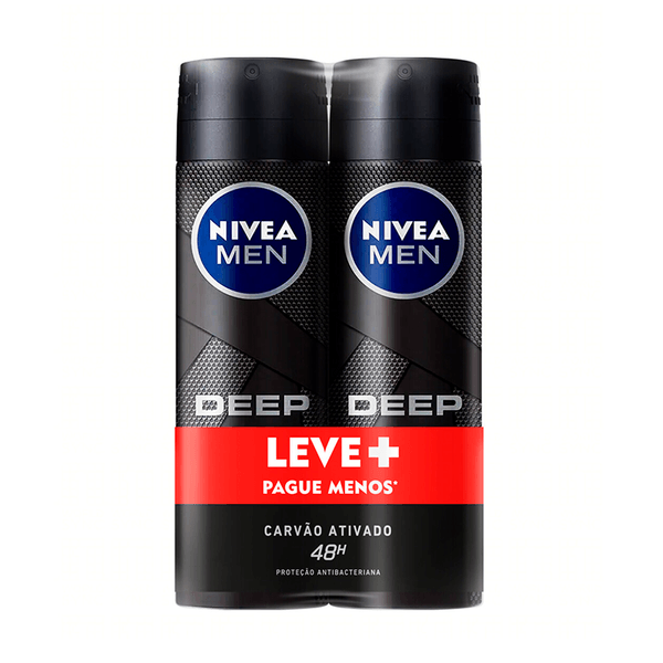 Kit Desodorante Nivea Men Aero Deep Original 300ml