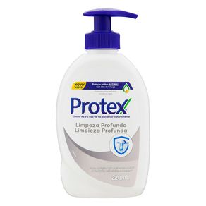 Sabonete Líquido Antibacteriano para as Mãos Protex Limpeza Profunda 220ml