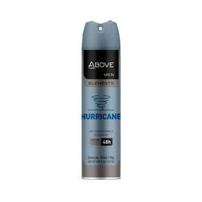 Desodorante Antitranspirante Aerossol Above Men Elements Hurricane 48h 150ml