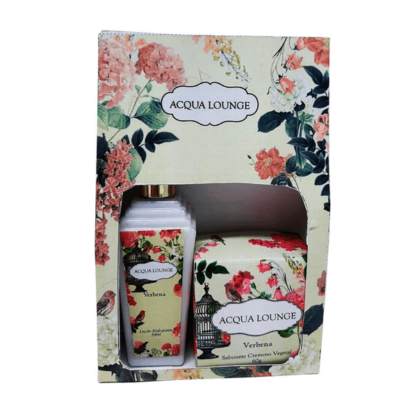 Kit Coffret Acqua Lounge Verbena Loção Hidratante 64ml + Sabonete 60g