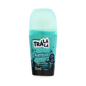 Desodorante Roll-On Infantil Trá Lá Lá Aventura 65ml