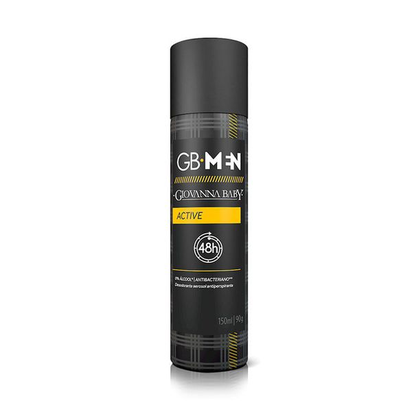 Desodorante Aerosol Antiperspirante GB-Men Active 150ml