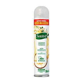 Desodorante Antitranspirante Aerosol Suave Jasmin e Coco 200ml