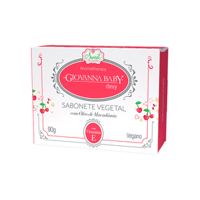 Sabonete Vegetal Em Barra Giovanna Baby Cheerry 90g