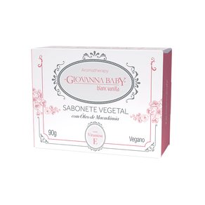 Sabonete Vegetal Em Barra Giovanna Baby Blanc Vanilla 90g