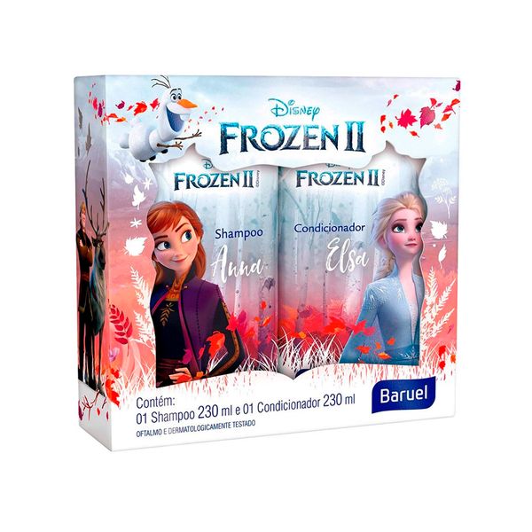 Kit Shampoo Baruel Frozen II 230ml + Condicionador Baruel Frozen II 230ml