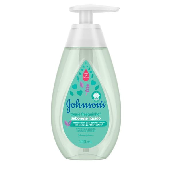 Sabonete Líquido Johnson's Baby Toque Fresquinho 200ml