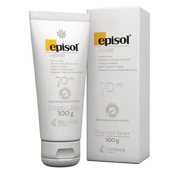 Protetor Solar Episol Infantil FPS70 100g