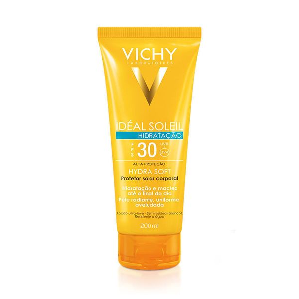 Protetor Solar Corporal Vichy Idéal Soleil Hydrasoft FPS30 200ml