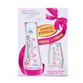 Kit Sabonete Líquido Íntimo Femina Pro Bio 200ml + 100ml