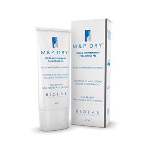 Loção Antitranspirante Mãos e Pés M&P Dry 60ml