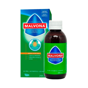 Solução para Diluição Bucal Malvona 200ml
