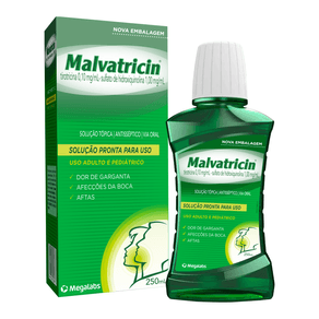 Solução Pronta Bucal Malvatricin 250ml