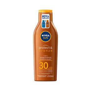Protetor Solar Nivea Sun Protect & Bronze FPS30 200ml