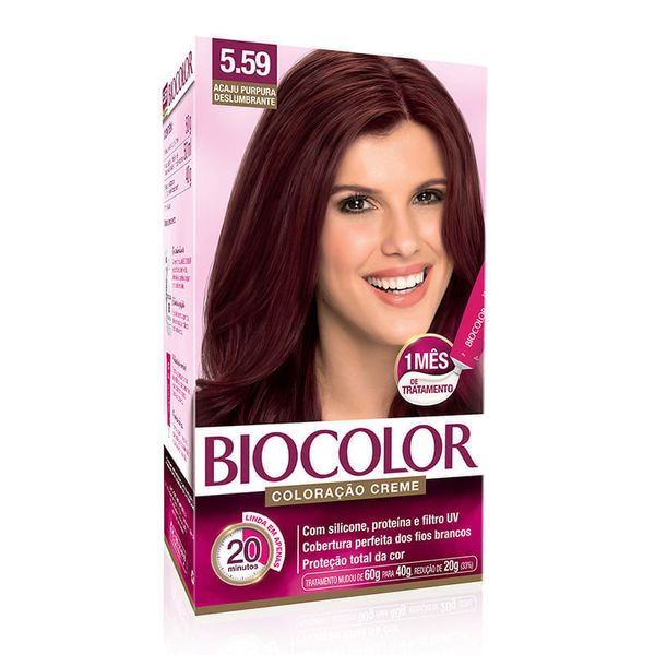 Coloração Creme Biocolor Acaju Púrpura Deslumbrante 5.59