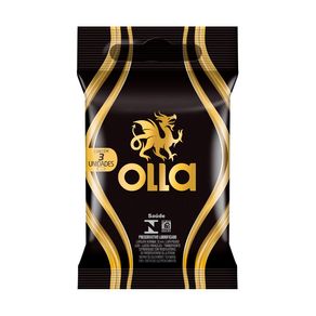 Preservativo Olla Lubrificado 3 Unidades