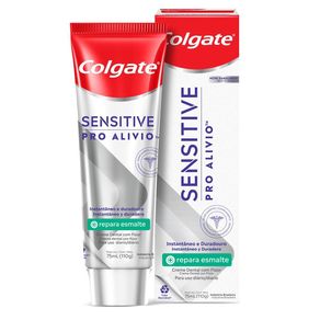 Creme Dental Para Sensibilidade Colgate Sensitive Pro Alívio Repara Esmalte 110g
