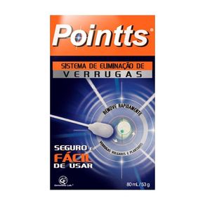 Sistema De Eliminação De Verrugas Pointts 80ml