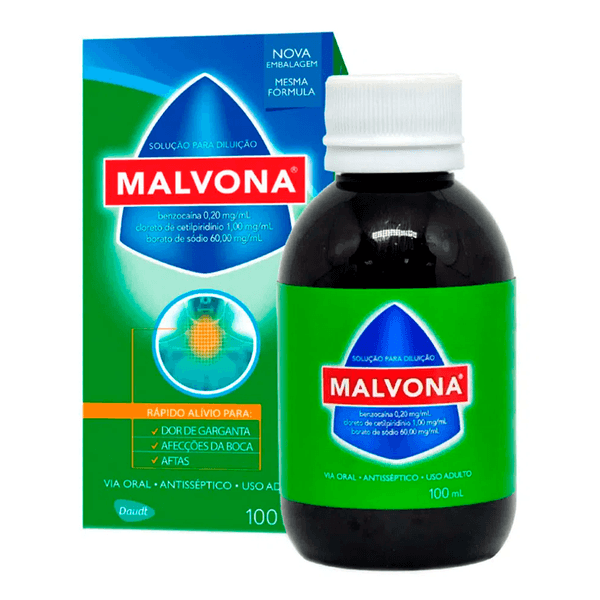 Solução para Diluição Bucal Malvona 100ml