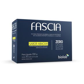 Suplemento Alimentar Fascia Sabor Abacaxi 30 Sachês 11g Cada