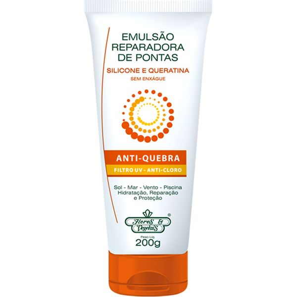 Emulsão Reparadora de Pontas Flores e Vegetais Anti-Quebra 200g