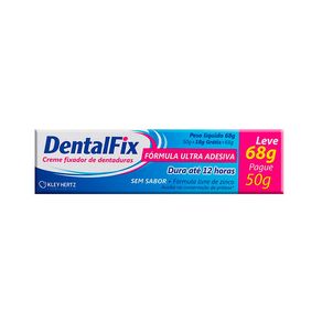 DentalFix Creme Fixador de Dentadura Sem Sabor 68g