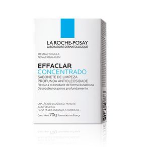 Sabonete em Barra Facial Limpeza Profunda La Roche-Posay Effaclar Concentrado 70g