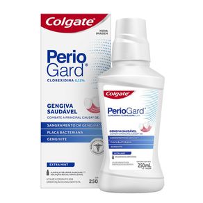 Enxaguante Bucal Colgate PerioGard Sem Álcool Sabor Extra Mint 250ml